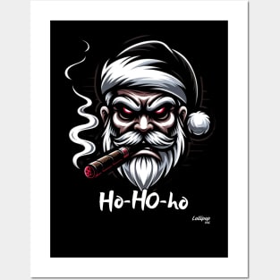 Smoke 'n' Chill Santa - A Xmas December Posters and Art